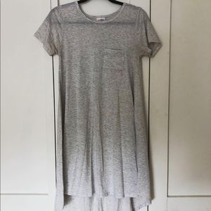LulaRoe Carly Dress in Gray, size XXS